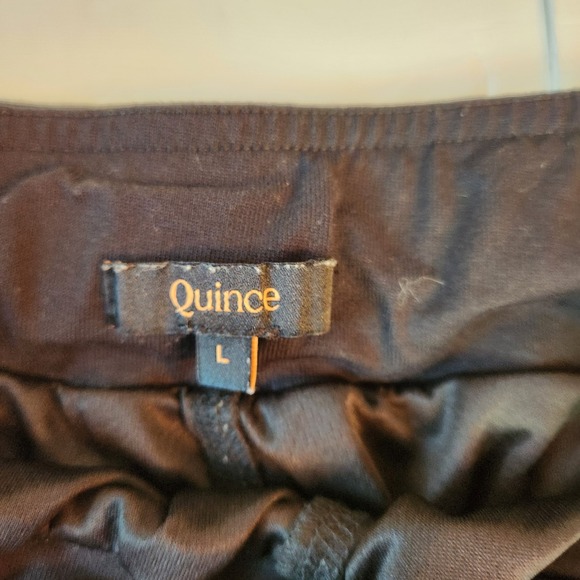 Quince Womens Skort Size Large Black Performance Tech Athletic Skirt Zip Pockets - Picture 5 of 16